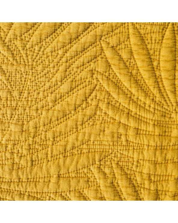 Narzuta mikrofibra stonewashed 170x210 Stone 1 musztardowa
