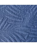 Narzuta mikrofibra stonewashed 170x210 Stone 1 niebieska
