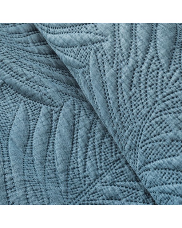 Narzuta mikrofibra stonewashed 220x240 Stone 1 ciemnoturkusowa