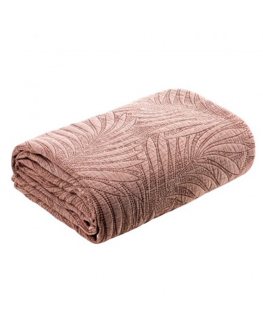 Narzuta mikrofibra stonewashed 220x240 Stone 1 różowa