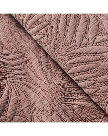 Narzuta mikrofibra stonewashed 220x240 Stone 1 różowa