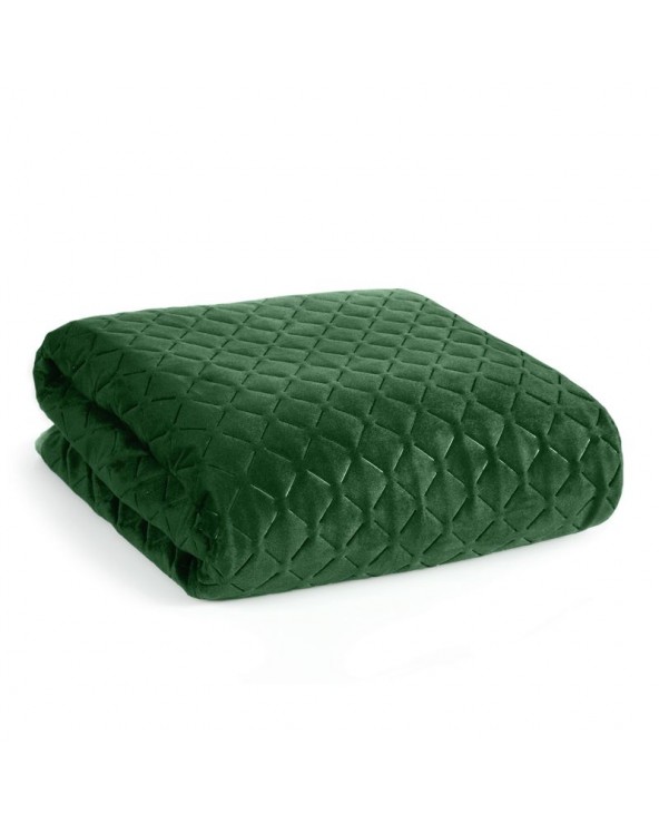 Narzuta velvet 170x210 Dimon ciemnozielona