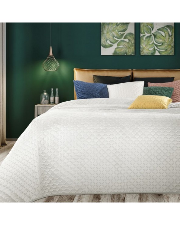 Narzuta velvet 70x160 Dimon kremowa