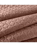 Narzuta velvet 170x210 Dimon pudrowa