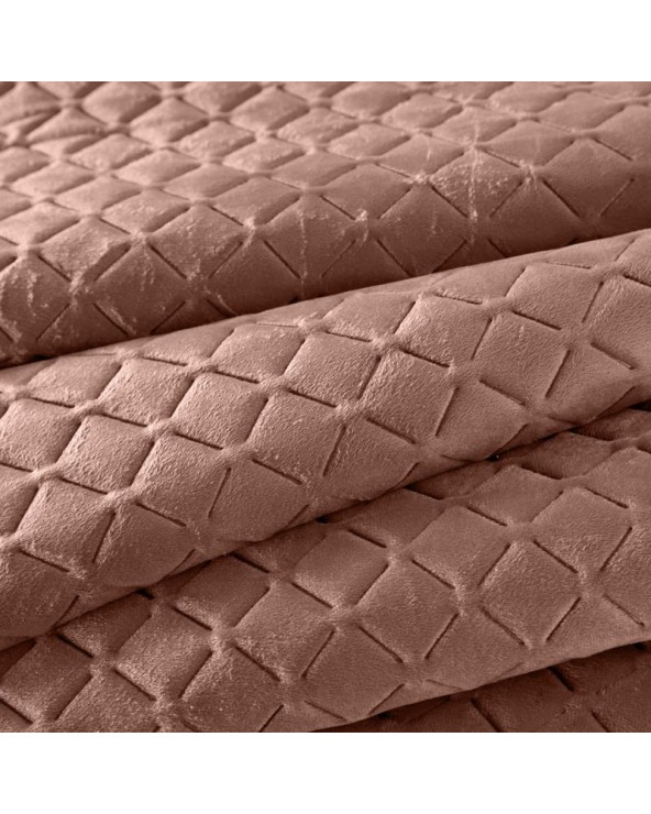 Narzuta velvet 170x210 Dimon pudrowa Eurofirany Narzuta velvet 170x210 Dimon pudrowa