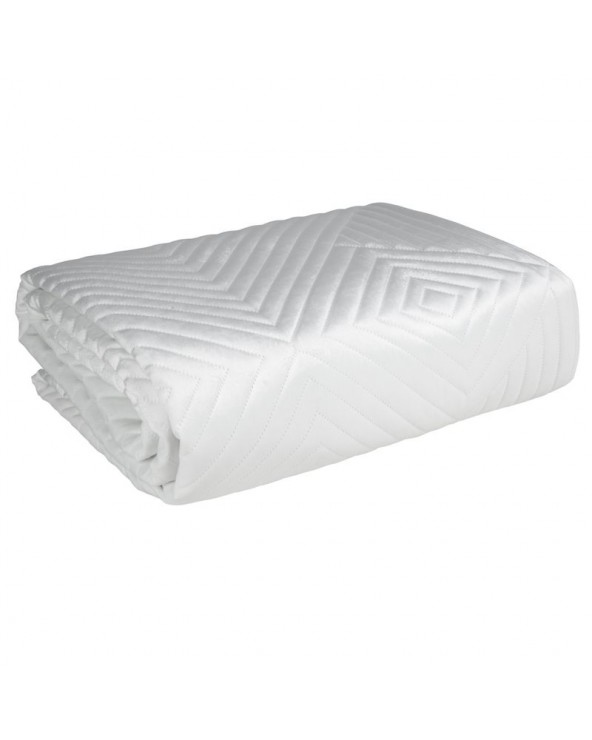 Narzuta velvet 230x260 Sofia 2 biała Eurofirany Narzuta velvet 230x260 Sofia 2 biała