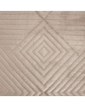 Narzuta velvet 200x220 Sofia 2 beżowa