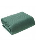 Narzuta velvet 230x260 Sofia 2 ciemnozielona