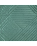 Narzuta velvet 230x260 Sofia 2 ciemnozielona