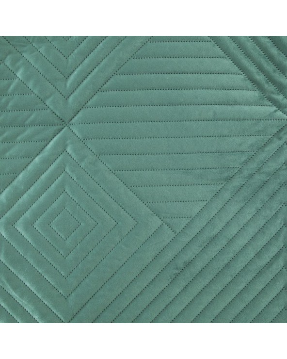 Narzuta velvet 230x260 Sofia 2 ciemnozielona