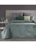Narzuta velvet 230x260 Sofia 2 ciemnomiętowa