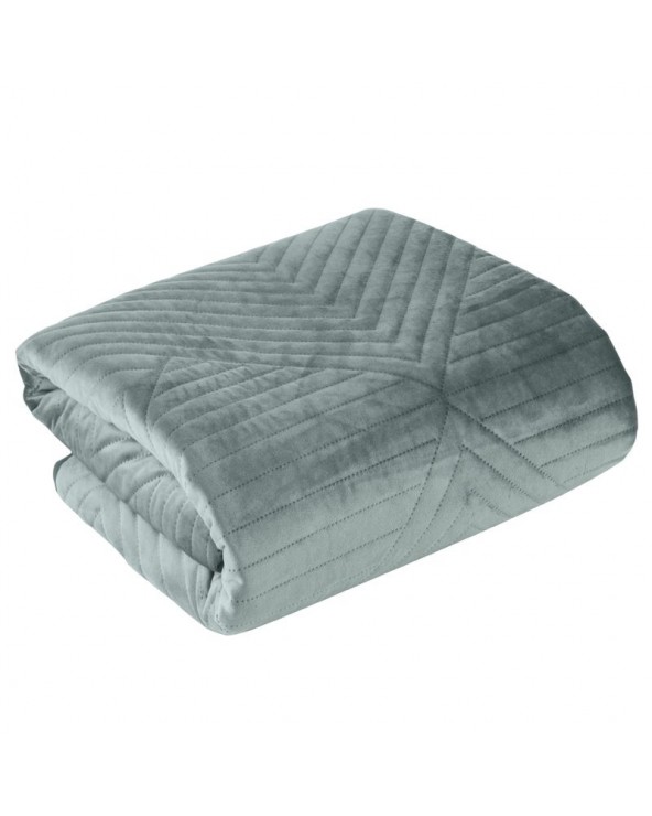 Narzuta velvet 230x260 Sofia 2 ciemnomiętowa