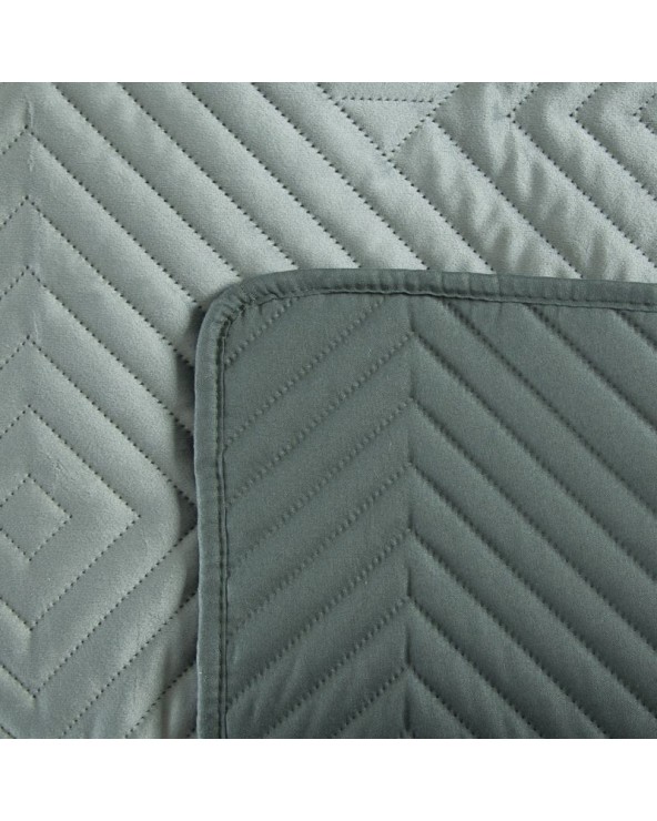 Narzuta velvet 230x260 Sofia 2 ciemnomiętowa