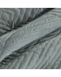 Narzuta velvet 230x260 Sofia 2 ciemnomiętowa