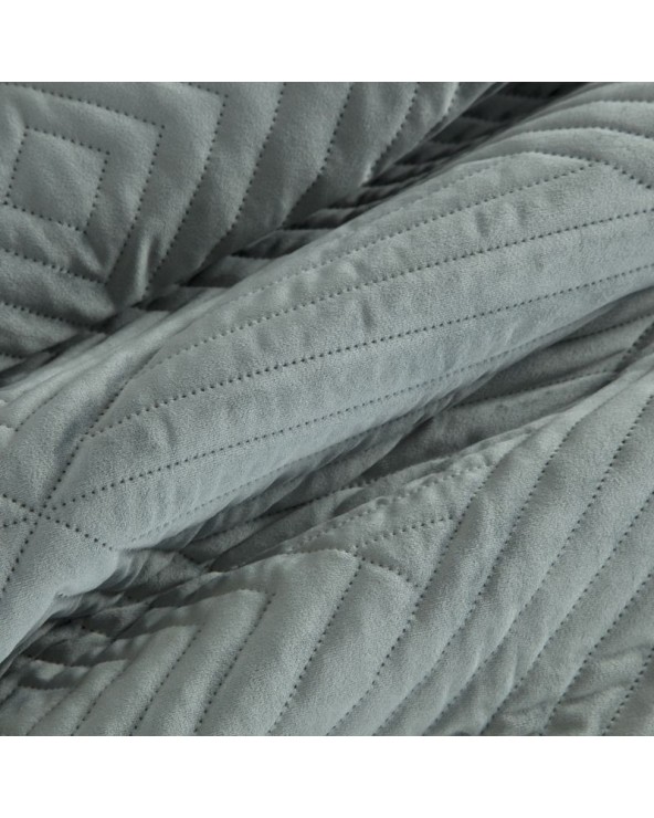 Narzuta velvet 230x260 Sofia 2 ciemnomiętowa