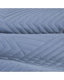 Narzuta velvet 230x260 Sofia 2 niebieska
