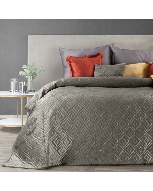 Narzuta velvet 170x210 Ariel 3 ciemnobeżowa Eurofirany Narzuta velvet 170x210 Ariel 3 ciemnobeżowa