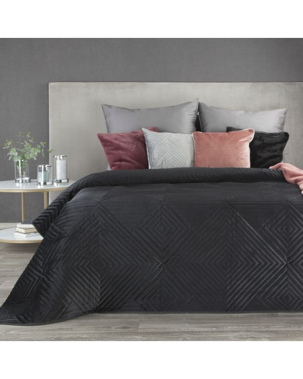 Narzuta velvet 200x220 Sofia 2 czarna