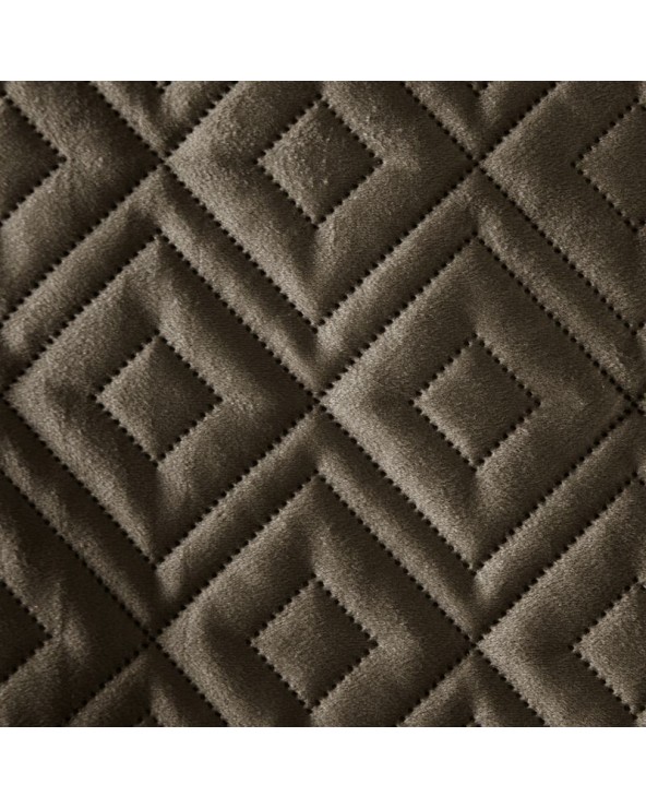 Narzuta velvet 170x210 Ariel 3 brązowa Eurofirany Narzuta velvet 170x210 Ariel 3 brązowa