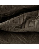 Narzuta velvet 170x210 Ariel 3 brązowa