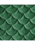 Narzuta velvet 70x160 Ariel ciemnozielona