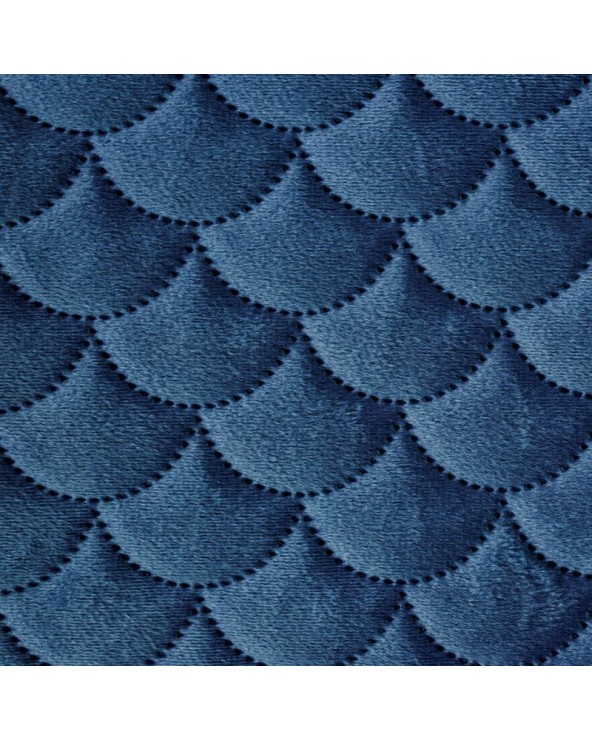 Narzuta velvet 220x240 Ariel granatowa