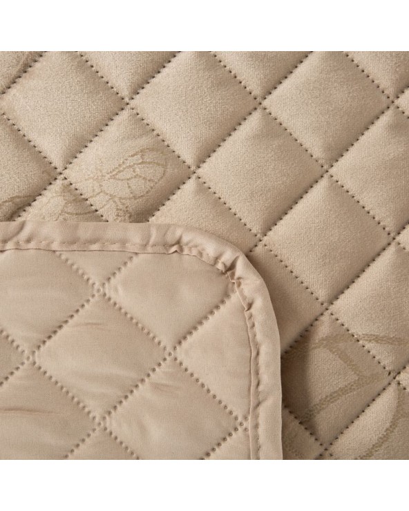 Narzuta velvet 170x210 Stela 1 beżowa Eurofirany Narzuta velvet 170x210 Stela 1 beżowa