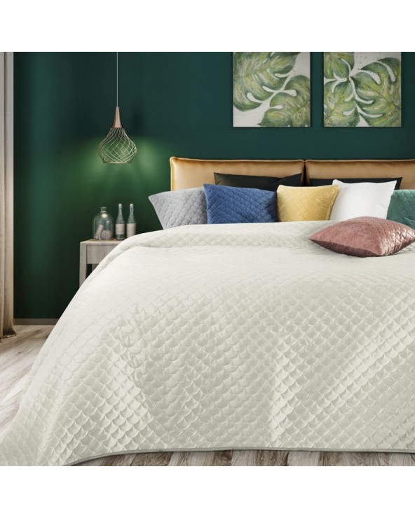 Narzuta velvet 230x260 Ariel kremowa