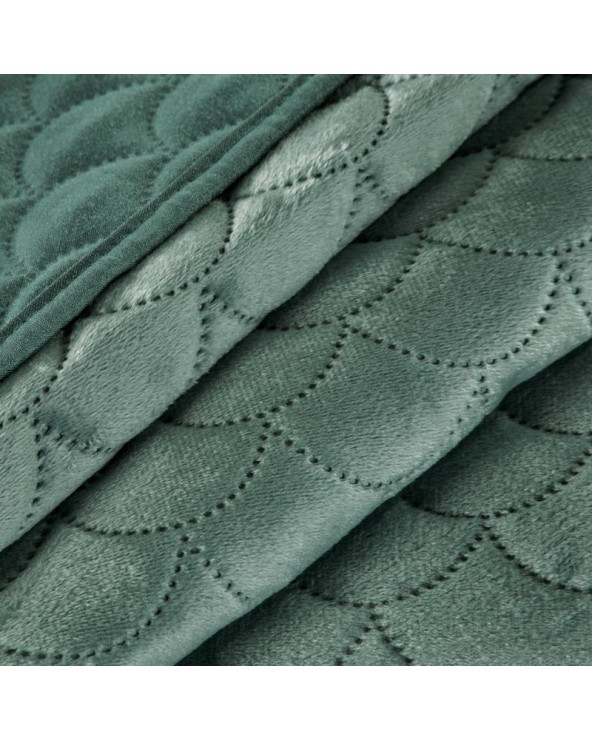 Narzuta velvet 230x260 Ariel miętowa Eurofirany Narzuta velvet 230x260 Ariel miętowa