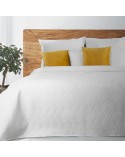 Narzuta velvet 170x210 Ariel 1 biała