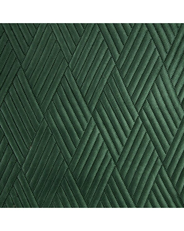 Narzuta velvet 230x260 Ariel 1 ciemnozielona