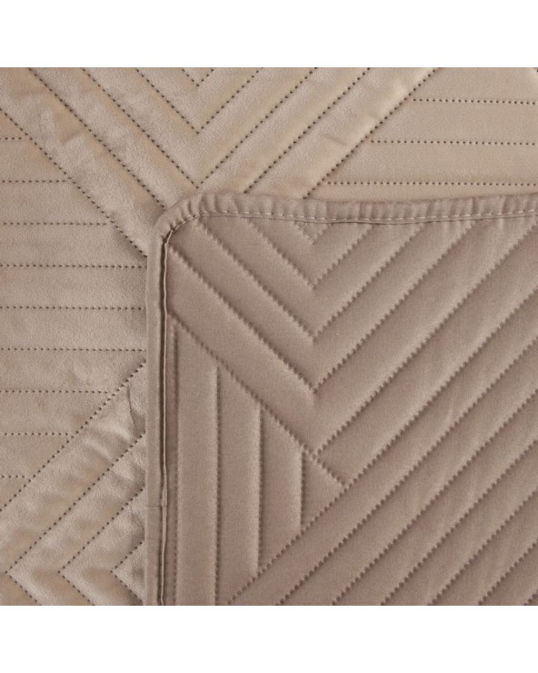Narzuta velvet 220x240 Sofia 2 beżowa Eurofirany Narzuta velvet 220x240 Sofia 2 beżowa