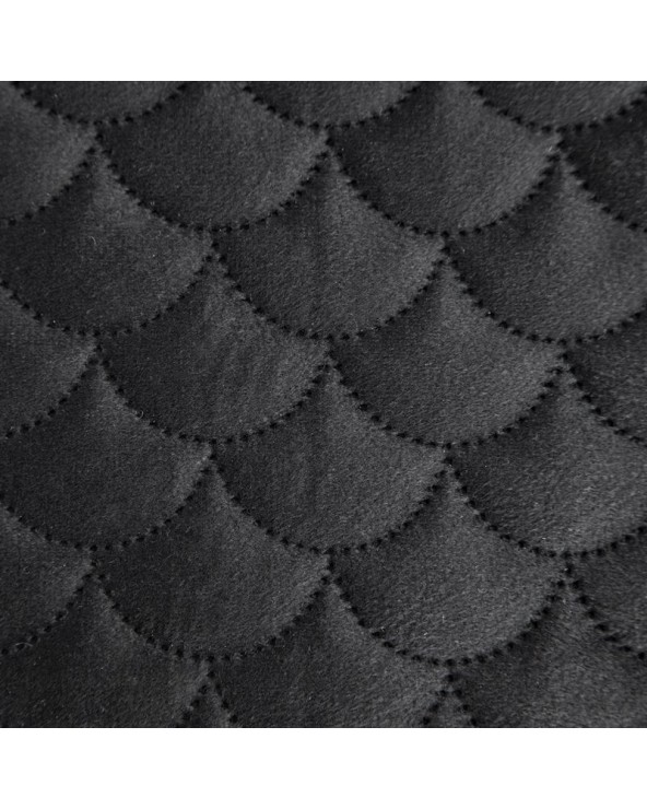 Narzuta velvet 220x240 Ariel czarna