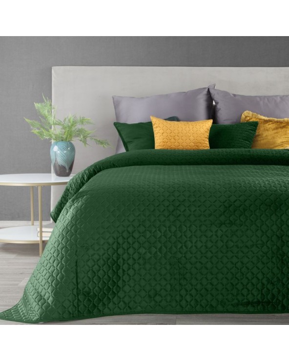Narzuta velvet 220x240 Dimon ciemnozielona