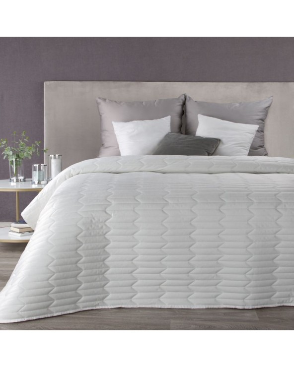 Narzuta velvet 200x220 Sofia 1 biała Eurofirany Narzuta velvet 200x220 Sofia 1 biała