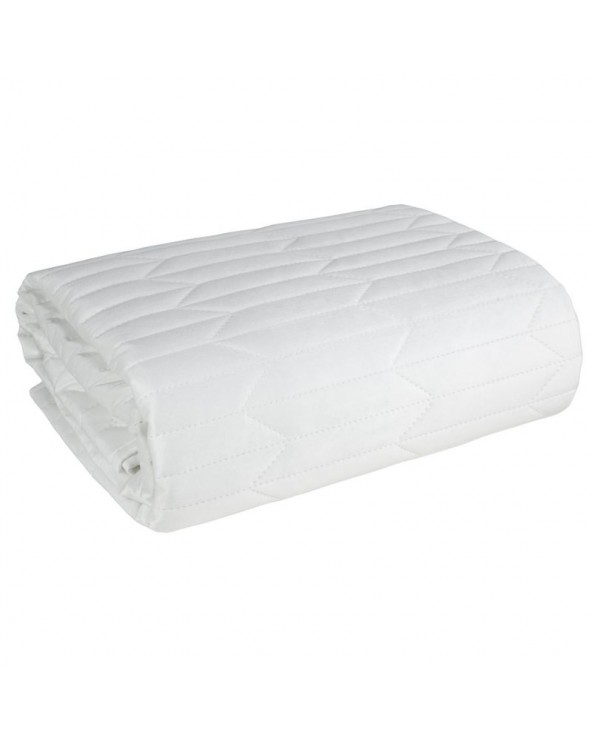 Narzuta velvet 200x220 Sofia 1 biała Eurofirany Narzuta velvet 200x220 Sofia 1 biała