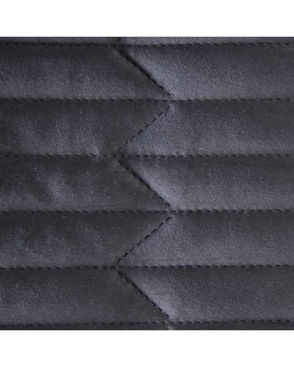 Narzuta velvet 200x220 Sofia 1 czarna Eurofirany Narzuta velvet 200x220 Sofia 1 czarna
