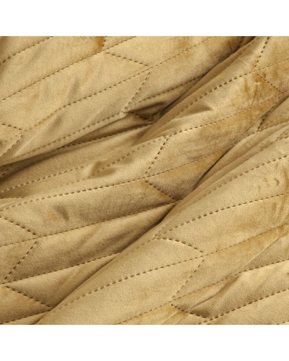 Narzuta velvet 200x220 Sofia 1 miodowa