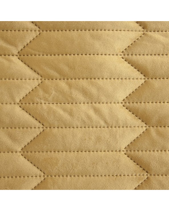Narzuta velvet 200x220 Sofia 1 miodowa