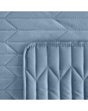Narzuta velvet 200x220 Sofia 1 niebieska