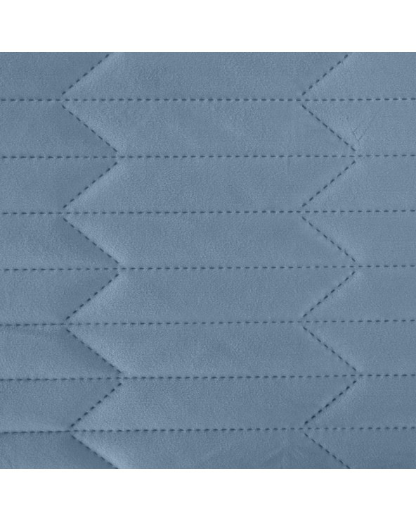 Narzuta velvet 200x220 Sofia 1 niebieska
