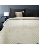 Narzuta velvet 170x210 Lori kremowa