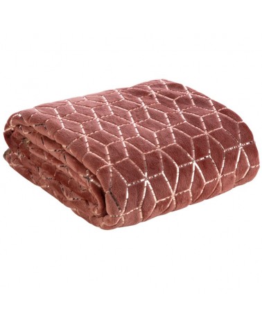 Narzuta velvet 170x210 Oli miedziany róż