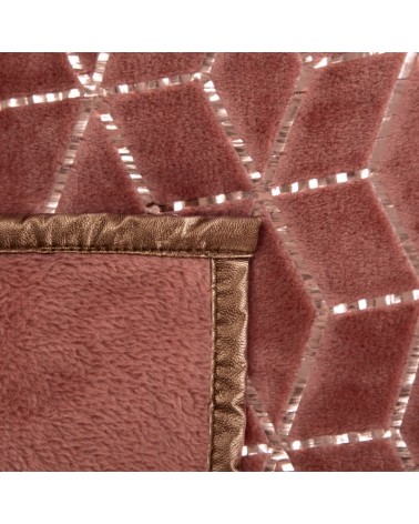 Narzuta velvet 170x210 Oli miedziany róż