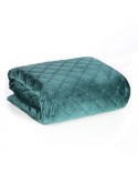 Narzuta velvet 170x210 Ria 1 ciemnoturkusowa