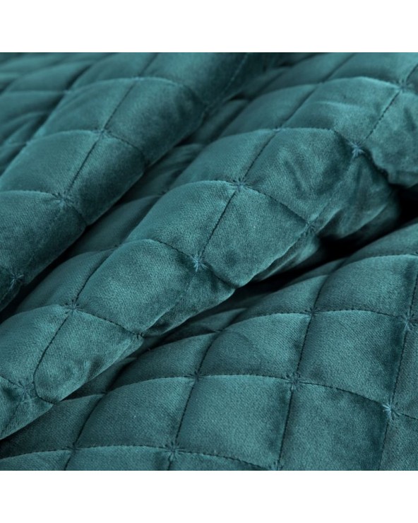 Narzuta velvet 170x210 Ria 1 ciemnoturkusowa