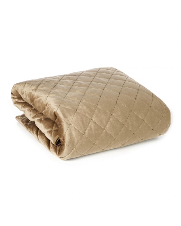Narzuta velvet 220x240 Ria 1 miodowa Eurofirany Narzuta velvet 220x240 Ria 1 miodowa