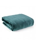 Narzuta velvet 170x210 Ria 2 ciemnoturkusowa