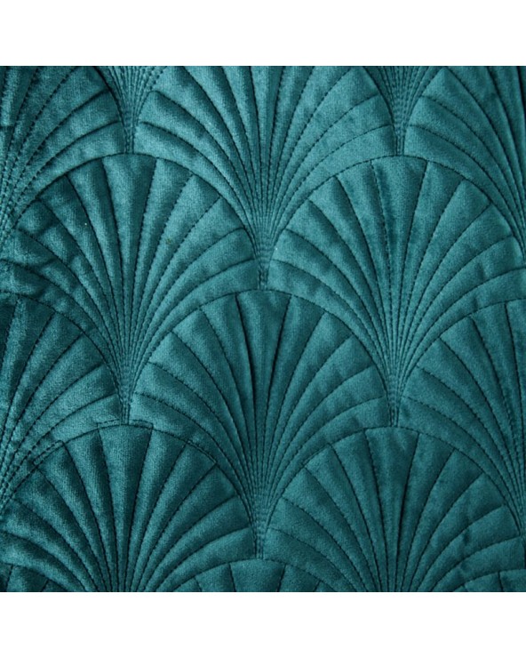 Narzuta velvet 170x210 Ria 2 ciemnoturkusowa Eurofirany Narzuta velvet 170x210 Ria 2 ciemnoturkusowa