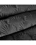 Narzuta velvet 170x210 Ria 2 czarna